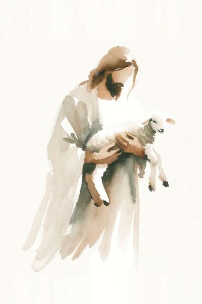 Jesus with Sheep
