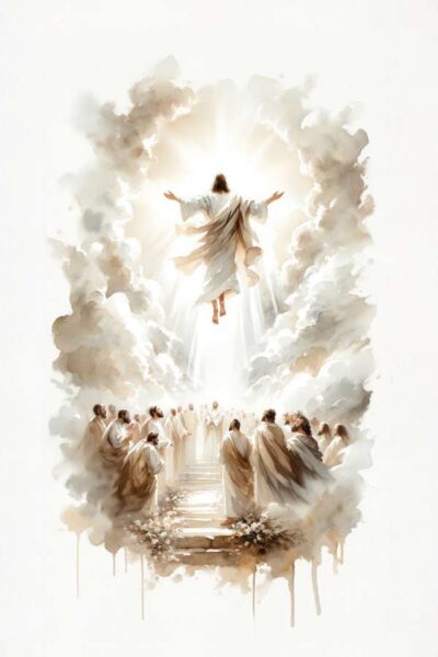 Ascension of Jesus into heaven