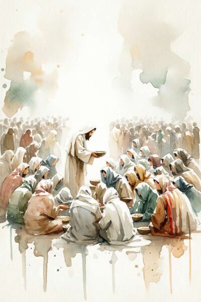 Jesus feeds 5000 people