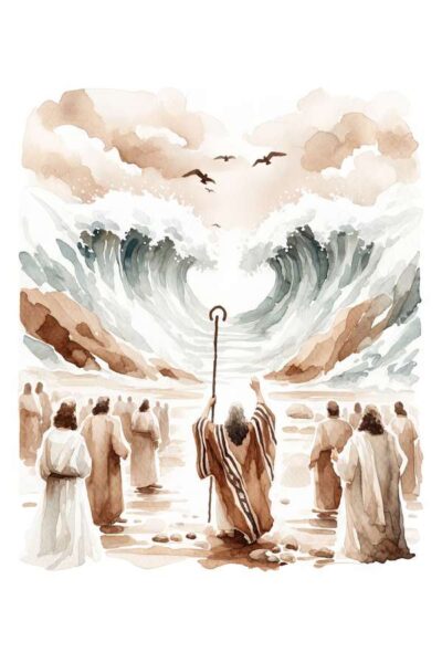 Moses Parting the Red Sea