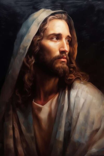 Jesus Portrait - oil painting print