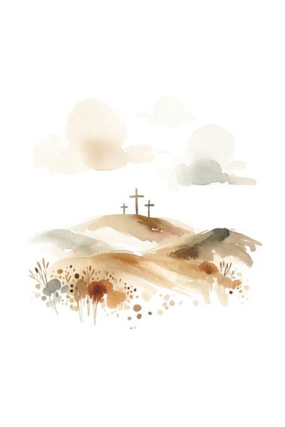 Three crosses