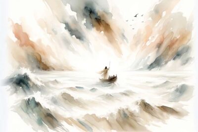 Jesus is calming the Storm