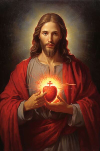 Sacred Heart of Jesus Oil Painting