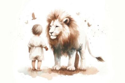 Lion and Kid