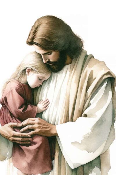 Jesus and girl