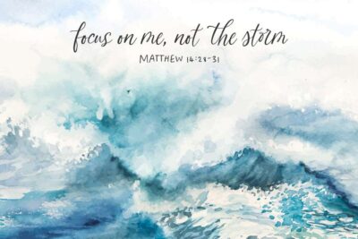 Focus on me, not the storm 2