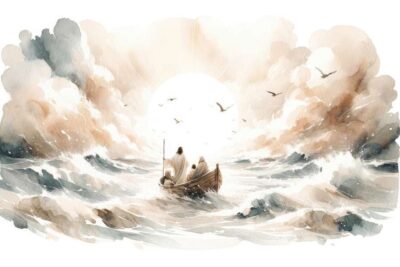 Jesus calms the storm
