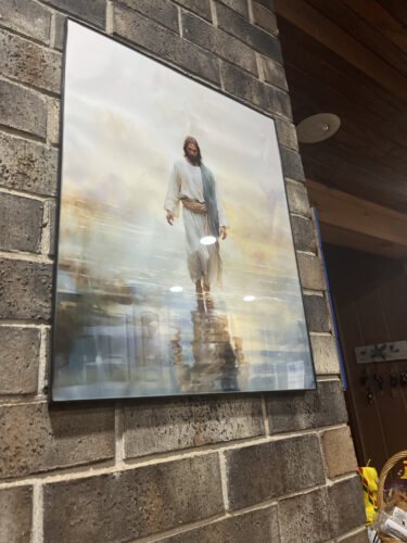 Jesus Walking on Water photo review