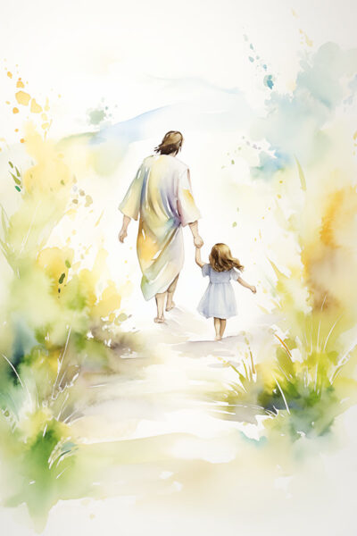 Jesus and girl