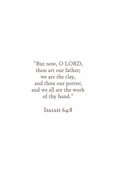 Christian Wall Art Set of 2, Isaiah 64-8