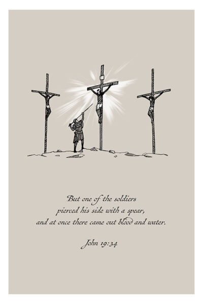 Jesus and soldier + quote