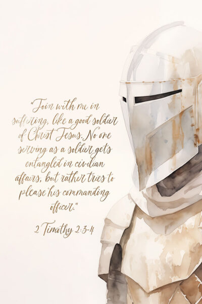 Good soldier of Christ  Jesus - 2 Timothy 2-3-4