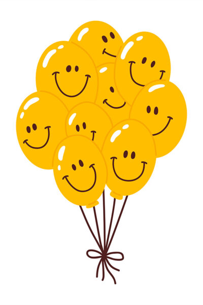 Art-Kids Room Deco 70s- Art-Smiley Art Print-Dorm Decor