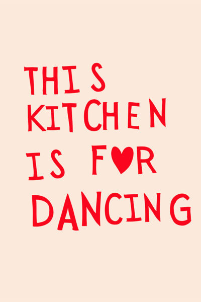 This kitchen is for dancing