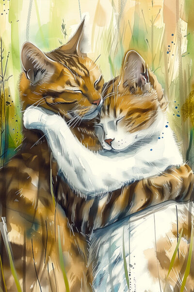 Two cats