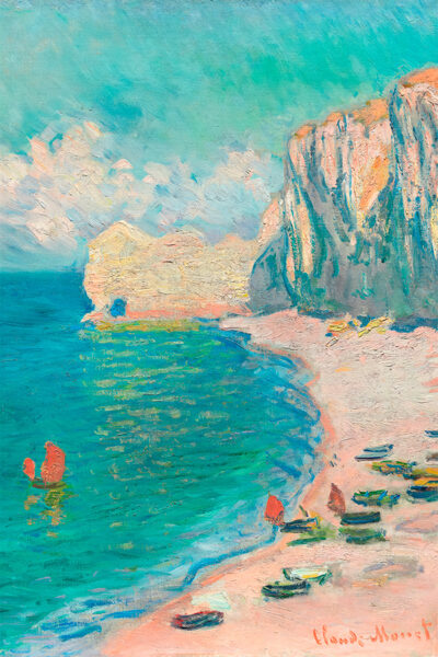 Étretat, The Beach and the Falaise d_Amont