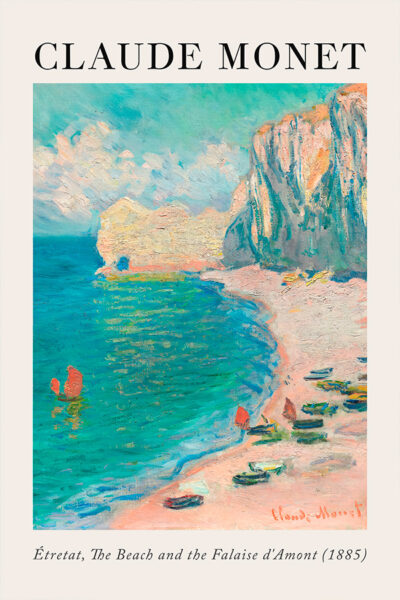 Étretat, The Beach and the Falaise d_Amont