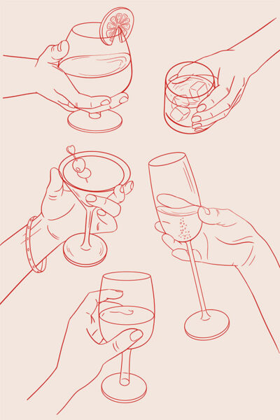 Bar Cart Hands