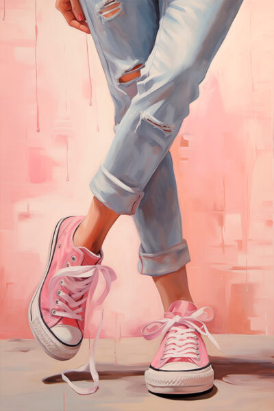 50_s pink wall art