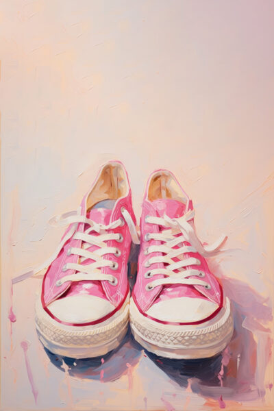 Pink shoes