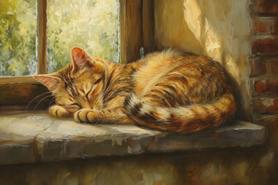 Sleeping cat