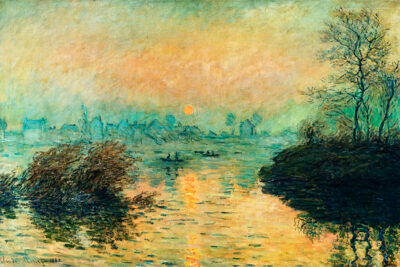 Sunset on the Seine at Lavacourt