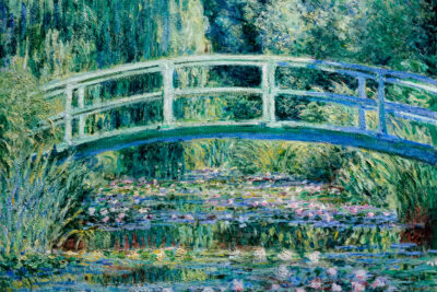 Water Lilies and Japanese Bridge