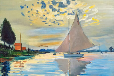 Sailboat at Le Petit-Gennevilliers