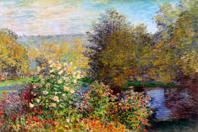 The Rose Bushes in the Garden at Montgeron