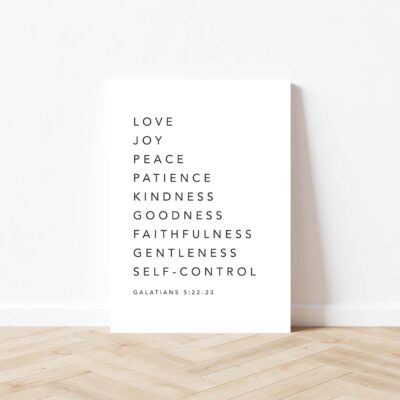 Galatians 5 22-23, Fruit of the Spirit Wall Art, Fruit of the Spirit Print, Bible Verse Wall Art, Scripture Wall Art