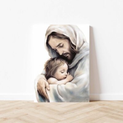 Jesus and little boy