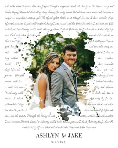 Wedding Song Lyrics Art photo review