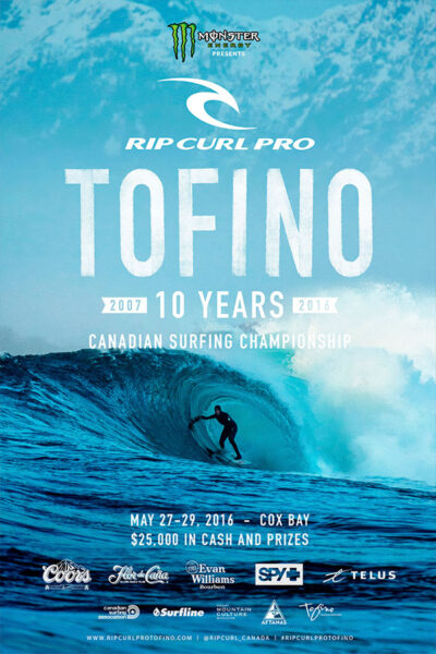 2016 RIP CURL PRO Tofino Surfing Competition