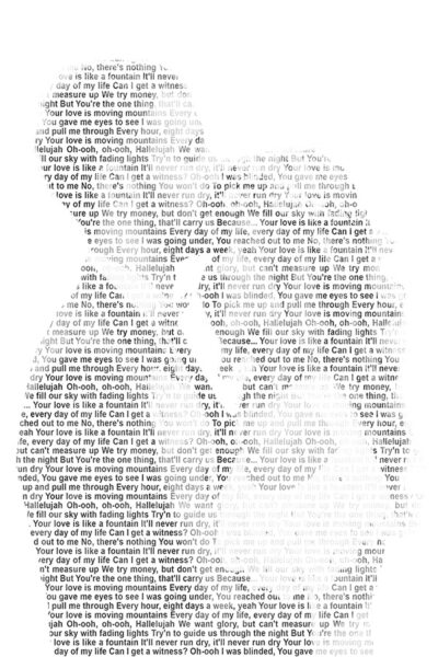 First Dance Lyrics from photo