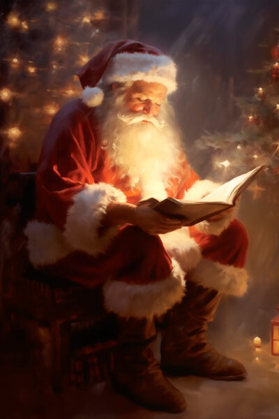 Reading Santa