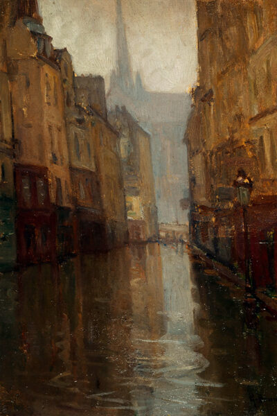 Moody French Cityscape