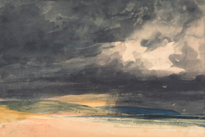 Abstract Coastal Watercolor